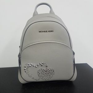 michael kors heart backpack